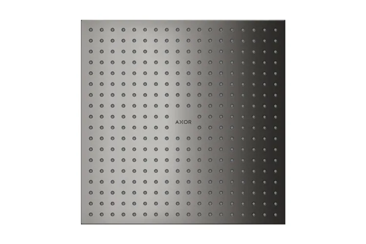 Верхній душ Axor 300X300 1jet вбудований , Polished Black Chrome (35317330) зображення 1