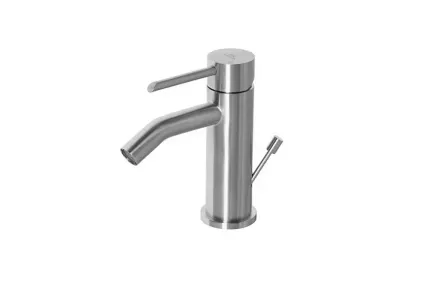 ROUND INOX,  Змішувач на біде, brushed stainless steel (100283329)