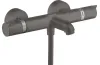 Змішувач з термостатом для ванни Ecostat Comfort, Brushed Black Chrome (13114340) зображення 1