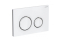 Кнопка змиву Sigma 21, біле cкло/хромована глянцева (115.884.SI.1)
