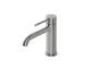 ROUND INOX, Змішувач для умивальника з керамічним картриджем d35 мм, brushed stainless steel (100283347)