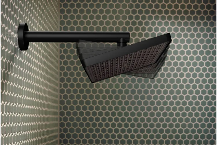 Верхній душ Activera Q 290/180 1jet EcoSmart, Matt Black (28738670) image 3