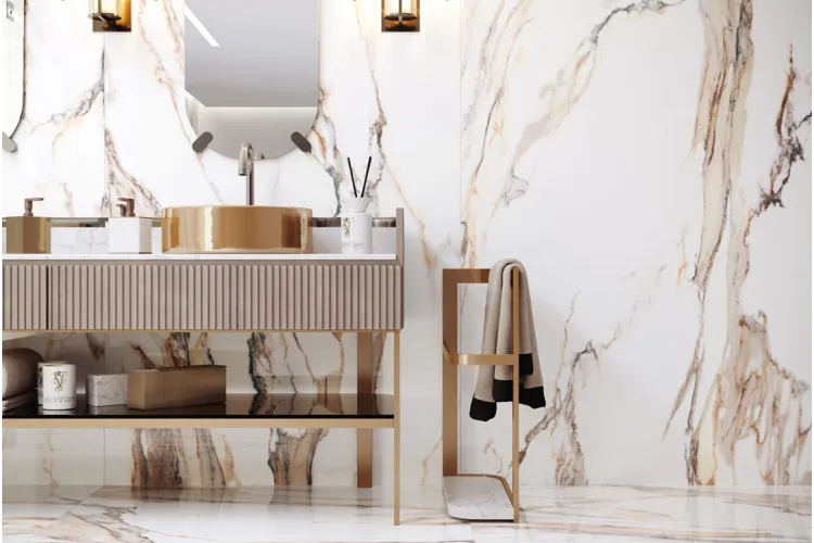 CALACATTA GOLD RECT 59,7х119,7 (плитка для підлоги і стін) image 2