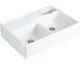 DOUBLE-BOWL SINK Кухонна мийка з двома чашами 89,5x63x22 без отвору 632391R1 White alpine glossy CeramicPlus