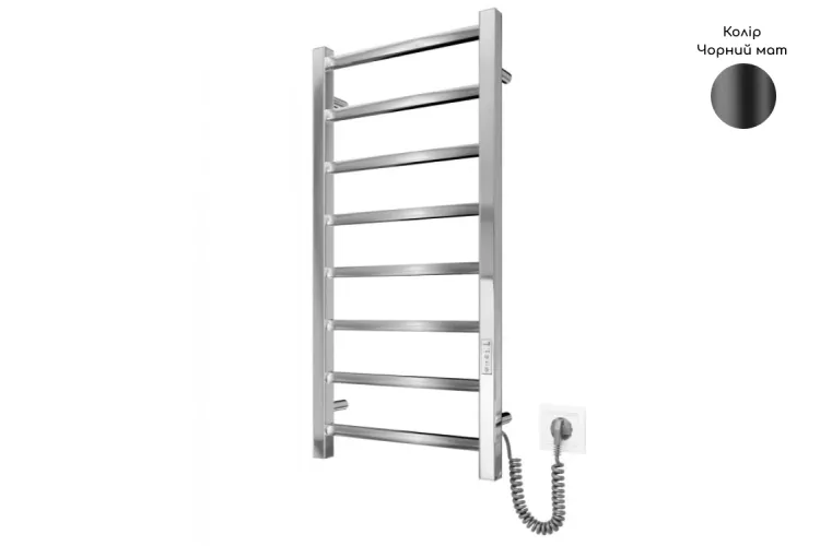 Рушникосушка Токіо-I 800х400/80 TR K чорний мат image 1
