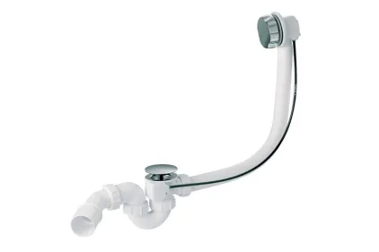 Сифон для ванни/глибокого піддона (автомат) HC31-MWH (білий)