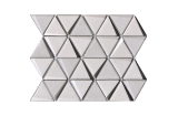 G133 EFFECT TRIANGLE SILVER 31x26 (мозаїка)