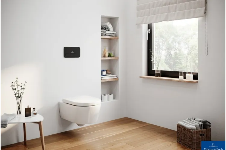 AVENTO Унітаз підвісний Rimless 53 см + сидіння 9M77C101 Ceramic Plus (5656HRR1) зображення 6