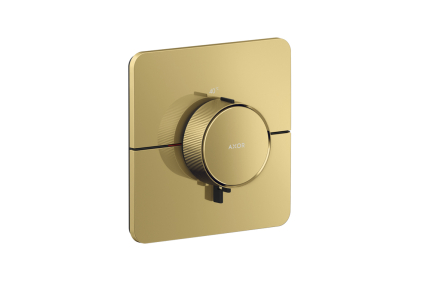 Термостат прихованого монтажу ShowerSelect ID Softsquare HighFlow, Polished Gold Optic (36775990)