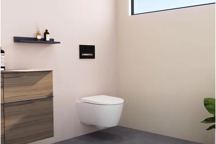 Унітаз підвісний ICON, TurboFlush + сидіння дюропласт s/c quick release, білий матовий (503.046.JT.1) image 2