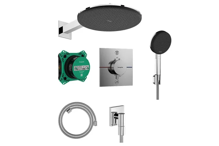 Душова система прихованого монтажу Raindance Alive S 300 1jet 6 в1 (24630000) Chrome зображення 1