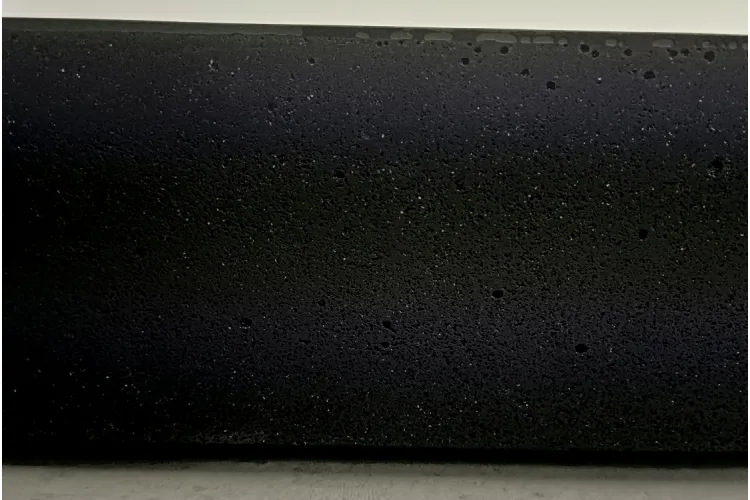 Умивальник накладний з литого мармуру CHUCK 600 (60х35х12) чорний матовий image 3