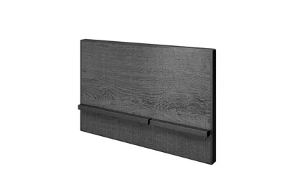 Smart-line, Кнопка змиву, подвійна, matt black_cognac wood (100360472)