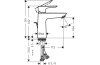 Змішувач Talis E 110 для умивальника CoolStart: донний клапан pop-up, Brushed Bronze (71713140) зображення 2