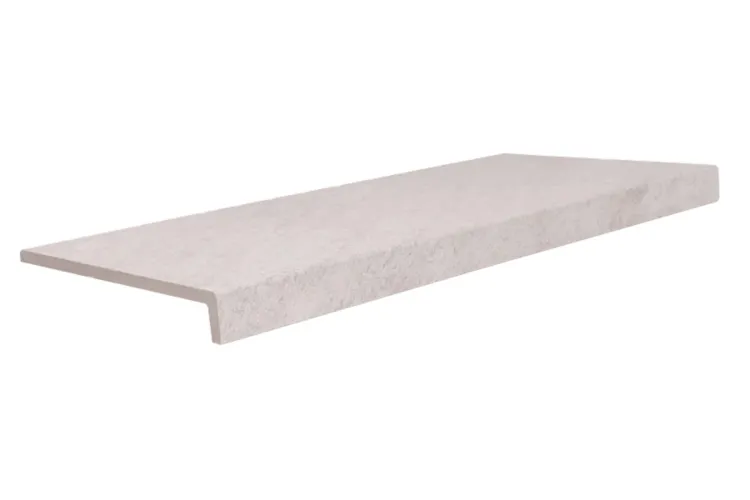 WHITE STONE SQUARE STAIR TREAD 62.5х31.7 (сходинка) image 1