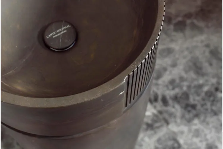 G158, Умивальник підлоговий PICAT LINES, 40x40, habana dark (100336687) зображення 2