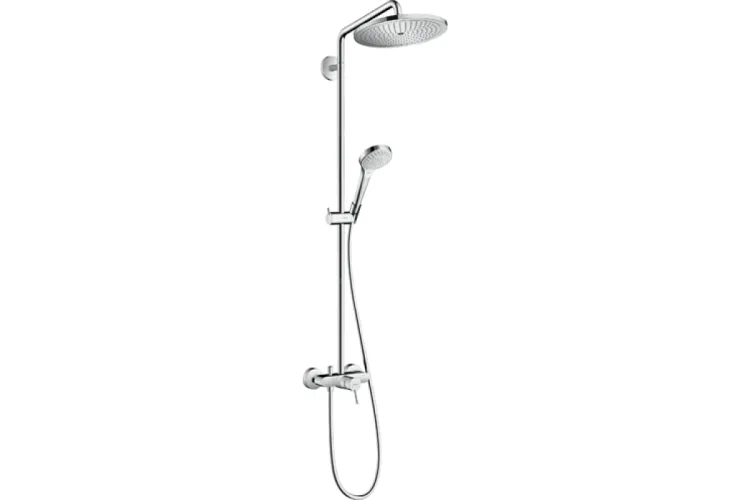 Душова система Croma Select S 280 RainAir 1jet Showerpipe зі змішувачем, хром (26791000) image 1