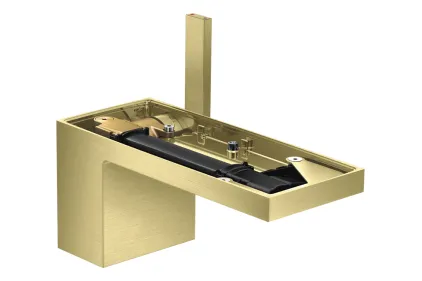 Змішувач Axor MyEdition 70 для умивальника без накладки Brushed Brass 47012950