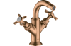 Змішувач Axor Montreux для біде двохвентильний Cross 16520140 Brushed Bronze image 1