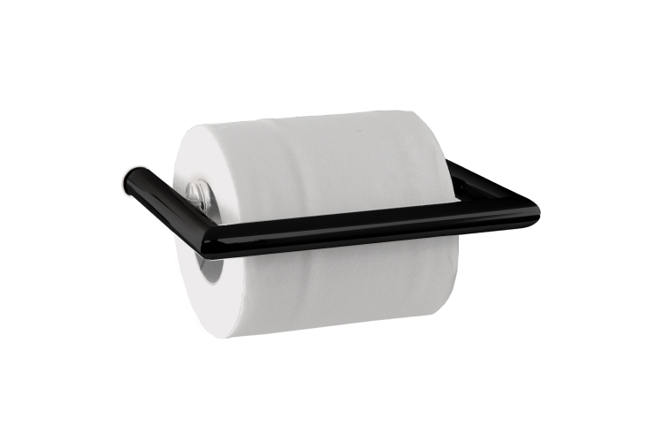 Тримач для туалетного паперу підвісний GUY&GUY Matt Black (GU06NO)  зображення 1