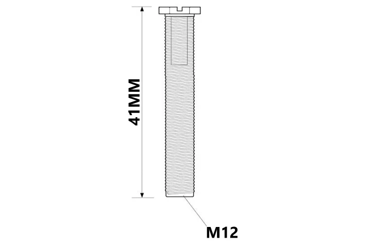 Шуруп до зливу кухонної мийки 41 мм BSWFERRULE-41 зображення 2