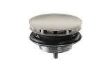 Донний клапан з фіксованою кришкою Axor для умивальників, Stainless Steel Optic 51301800