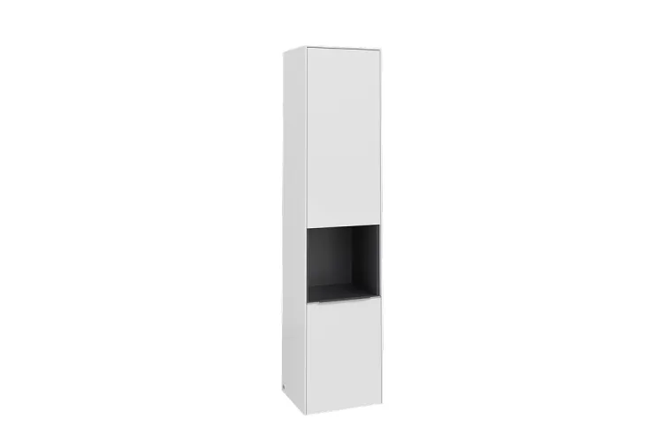 SUBWAY 3.0 Пенал 40x171x34,6 см Brilliant White ручки glossy aluminium (C58900VE) зображення 1