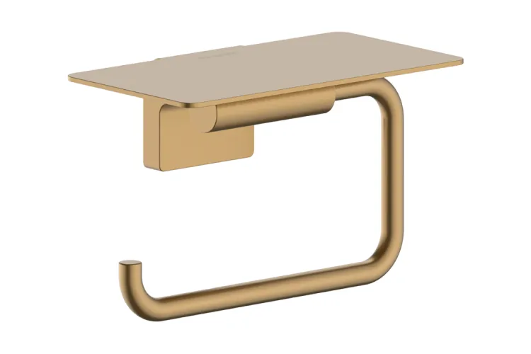 AddStoris S Тримач паперу з полицею, Brushed Bronze (41789140) image 1