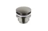 Донний клапан для умивальника універсальний (clicker), brushed titanium (100291447) зображення 1