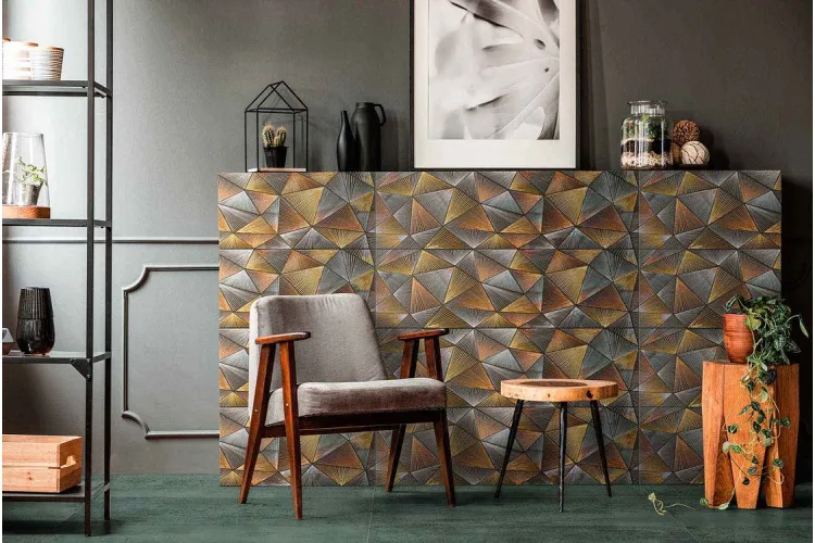 G-3162 METALLIC GREEN NATURAL 59,55x59,55 (плитка для підлоги і стін) зображення 3