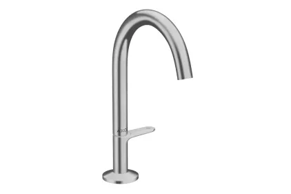 Змішувач AXOR One Select 170 для умивальника з д/к push-open Stainless Steel Optic (48020800)
