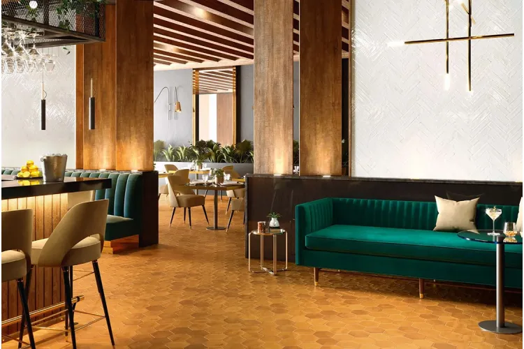 HOPE HEX OCRE MAT 15х17.3 (плитка для підлоги і стін) зображення 2