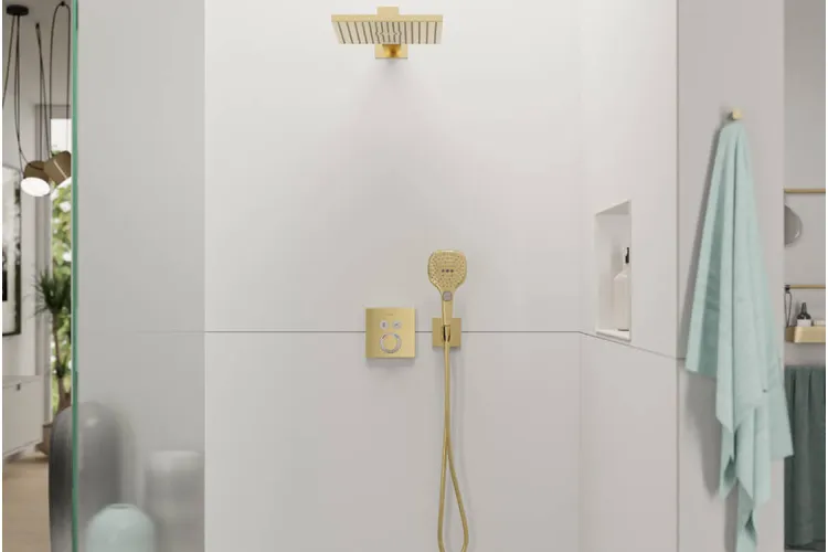 Термостат прихованого монтажу ShowerSelect на 2 клавіші Polished Gold Optic (15763990) image 3