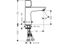 Змішувач Talis E 110 Select для умивальника без донного клапана (71751000) image 2