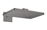 Верхній душ Axor 460х300 2jet з тримачем square, Brushed Black Chrome (35280340)