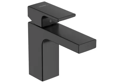 Змішувач Vernis Shape Isolated 100 для умивальника без донного клапана, Matt Black (71569670)