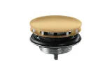 Донний клапан з фіксованою кришкою Axor для умивальників Brushed Gold Optic 51301250