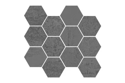 G-2143 METALLIC GREEN NAT MOS HEX 28x30 (мозаїка)