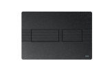 Панель змиву TECEsquare II з двома клавішами, скло чорне, кнопки скло чорне, матова (9240825)