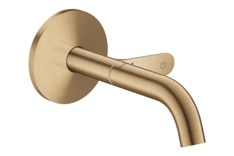 Змішувач AXOR One Select 160 для умивальника зі стіни. Brushed Bronze (48180140) зображення 1