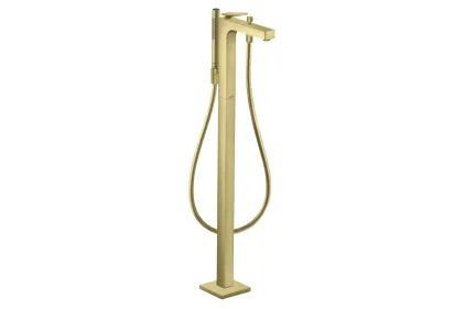 Змішувач Axor Citterio Lever rhombic cut для ванни підлоговий, Brushed Brass 39471950