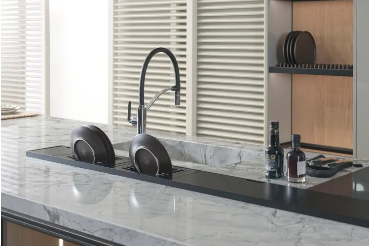 MAGNET, Змішувач кухонний з витяжним виливом, chrome (100283399) зображення 3