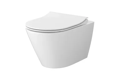 СЕТ C199  Унітаз підвісний CITY PRO VORTEX + сидіння Slim дюропласт повільного падіння