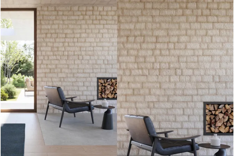 Стінова панель FITWALL, MUR ROCK WHITE HORIZONTAL 326x129 (100318213) image 4