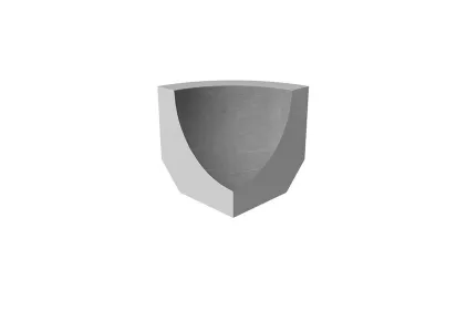 TRESOR BALI A. REMATE INT 1/2 CANA R.114 1A 4х4 (радіусний внутрішній кут для басейну)