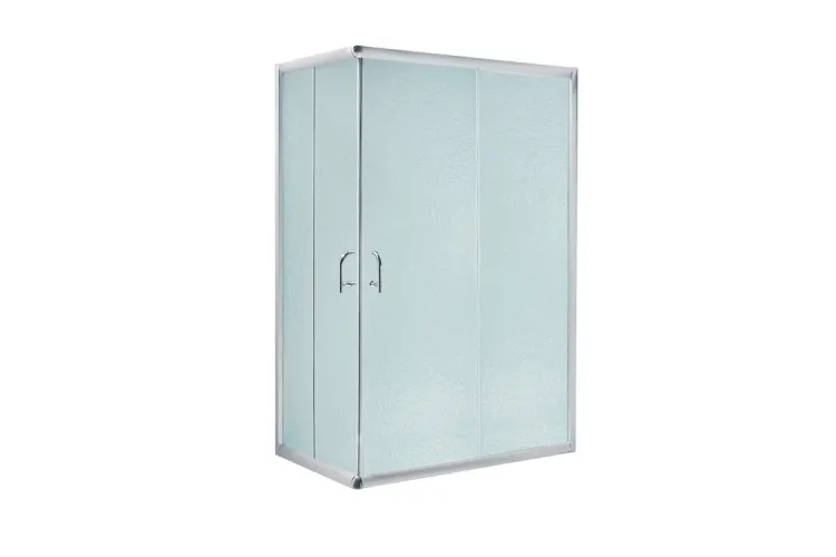 WAWEL Душова кабіна 100x80, прямокутна, висота 185 скло Frost 5, без піддону image 1