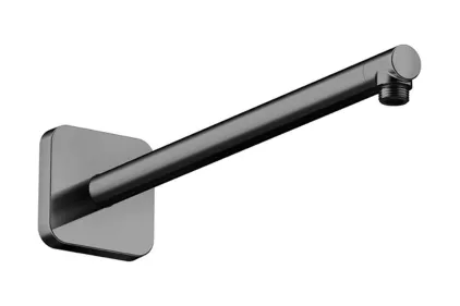 Кронштейн для верхнього душу Softsquare 390 мм Polished Black Chrome  (26967330)