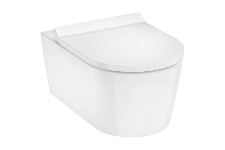 Унітаз підвісний EluPura S 540 мм AquaHelix Flush, SmartClean, із сидінням SoftClose and QuickRelease, Slim (61115450) зображення 1