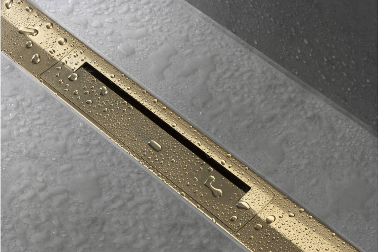 Верхня частина "RainDrain Flex" для душового трапу 1000 мм Brushed Bronze (56046140) зображення 3