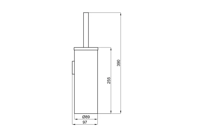 HOTELS, Йоржик підвісний/підлоговий, brushed titanium (100340431)  зображення 3